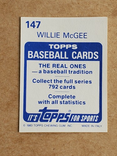 1983 TOPPS BASEBALL STICKERS YOU PICK FREE SHIPPING 50% OFF 2 OR MORE - Picture 231 of 475