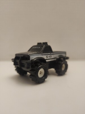 1980s vintage SCHAPER Mini STOMPER 4x4 CHEVROLET S-10 TRUCK Black McDonald's 