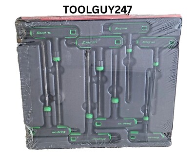 SNAP ON AWSGT800A 8 Pc TORX T-Handle/L-Shaped Hex Combo Soft Grip