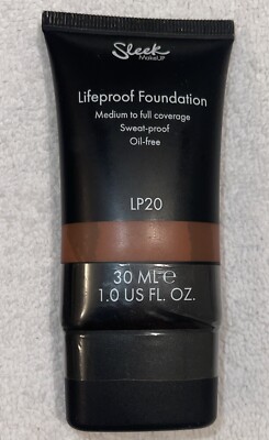 Sleek Lifeproof Foundation Liquid Cream, Concealer, LP20 Buildable coverage NEW