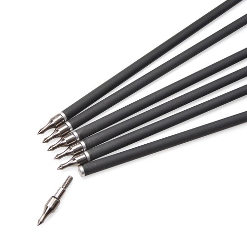 30" Carbon Arrows SP500 Archery Compound Recurve Bow Hunting Practice Shooting - Picture 10 of 29