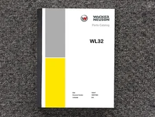 Wacker Neuson Wheel Loader WL32 Parts Catalog Manual