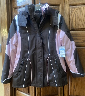 NEW! SB Active 4 in 1 System Ski Jacket Sz M Hot Chocolate & Pink Coat $180