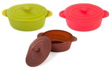 Mini Kochgeschirr Silikon Cocotte Backform Auflaufform Kasserolle 240 ml Gratin
