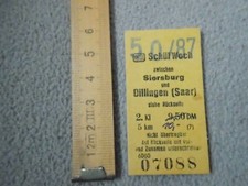 Alte DB Fahrkarte Fahrschein Ticket 1964 Murnau - München Hauptbahnhof - Bayern