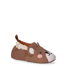 Wonder Nation Baby Boys Forest Animal Bear Slippers, Size 2