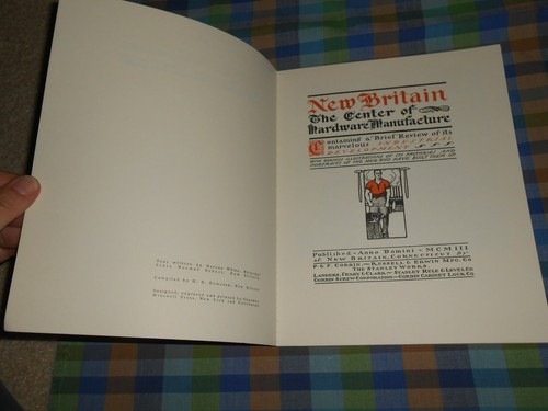 New Britain The Hardware Center History CT reprint Midwest Tool Collectors Book - Imagen 2 de 4