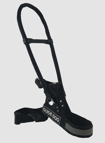 Dean & Tyler, Guide Dog Harness, Nylon, Light Mobility, Rigid Handle - MEDIUM