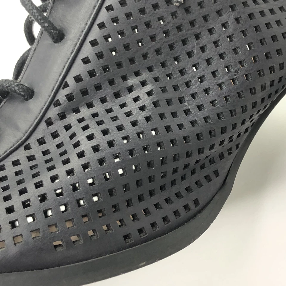 Call It Spring Womens Shoes Peep Toe Block Heel Lace Up Black Size US 10 - Image 4 of 4