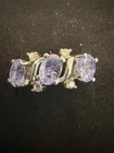 Vintage 925 Silver Amethyst Ring. Size U.