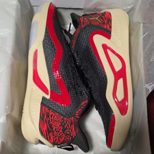 Nike Jordan Tatum 1 (GS) FJ4653-001 Black/Red/Gold Basketball Shoes Men's Size 7
