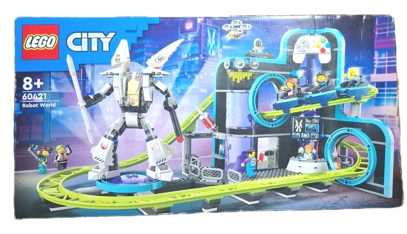 Lego City 60421 Robot World Roller-Coaster Park New Sealed