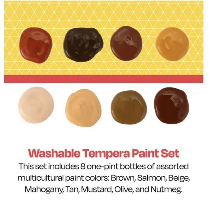 Juego de pintura al temple lavable inteligente escolar, colores multiculutros surtidos, pinta... Foto 3 de 4