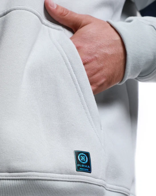 CRUZ AZUL URBAN HOODIE PIRMA GREY  LIGA MX MEN 2025 MEXICO - Image 2 of 4