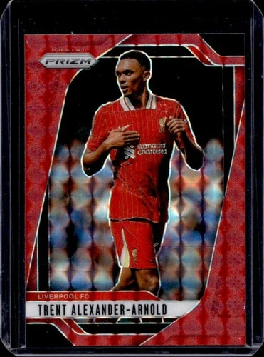 2024-25 Panini Prizm Premier League Trent Alexander-Arnold Red Mosaic Prizm #54