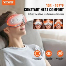 Heated Eye Massager Eye Care Device 5 Modes Bluetooth Music 180  Foldable   84 L