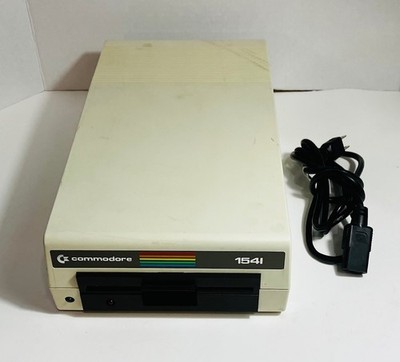 Vintage Commodore 1541 Disk Drive W/ Power Cord - Powers On
