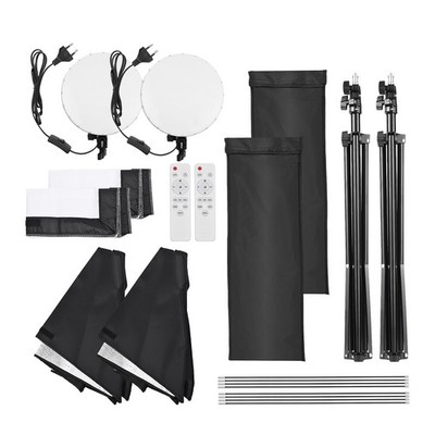 Andoer Fotostudio Softbox Lichtset 59*70cm Softbox Drei Farbtemperaturen