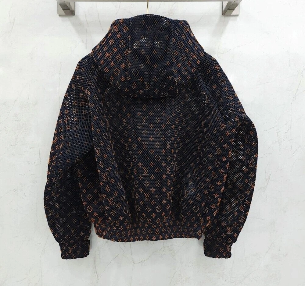 LOUIS VUITTON（LV） Louis Vuitton Giacca Bomber a Rete Monogramma Sfumato 138828215