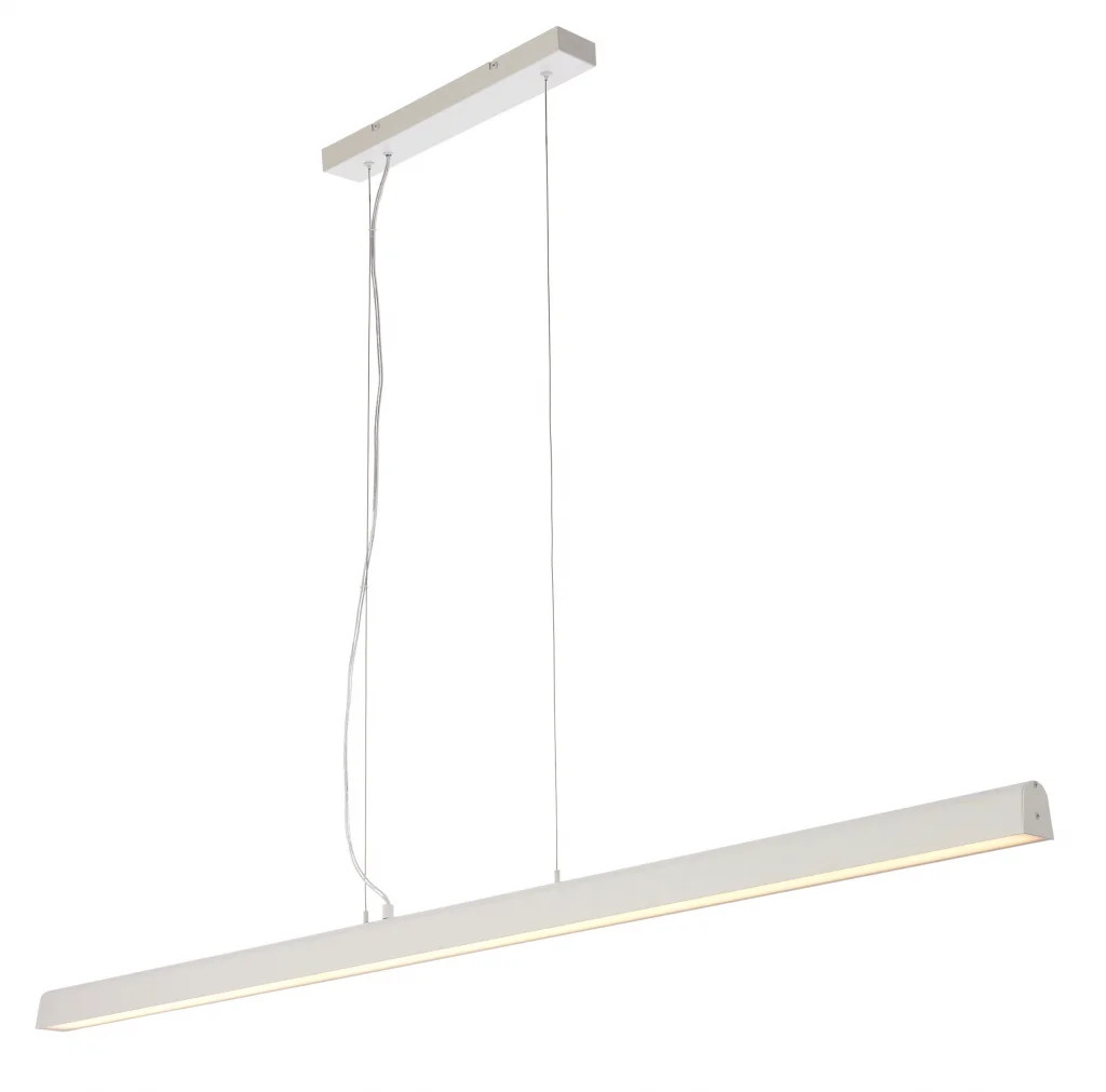 Ceiling Light White Austen CCT LED Linear Bar Matt 28w Saxby 120816