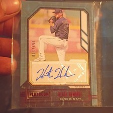 2021 Panini Chronicles PlayBook Autographs Heath Hembree #PA-HH Red Auto /100