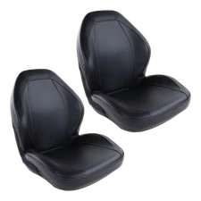 Yamaha Rhino 450 660 700 Black Sewn Vinyl Bucket Seats 5UG-F4710-00-00 (2 Seats)