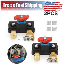 2Pcs 12V 24V Battery Disconnect Terminal Switch Kill Isolator Cut Off for Car RV