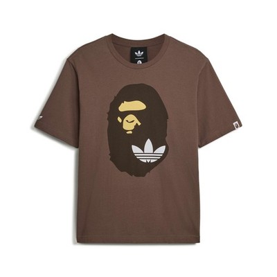 A BATHING APE Tシャツ　xs Adidas Originals x Bape Men's APE (Earth Strata) Short Sleeve T