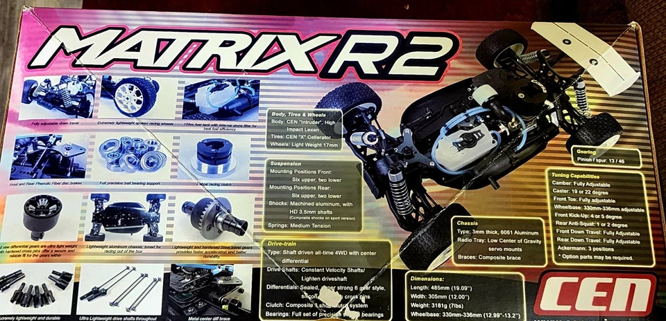 CEN MATRIX R2 5.0, 3.6 HP ENGINE, 4WD,NEW IN BOX, RC NEVER USED, 2 SPEED, SICK! - Image 4 of 4