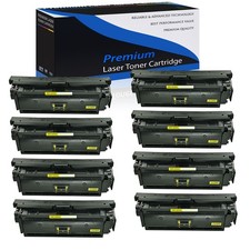 8 PACK - Yellow CF362X 508X Toner for HP LaserJet Enterprise M553dh MFP M577f