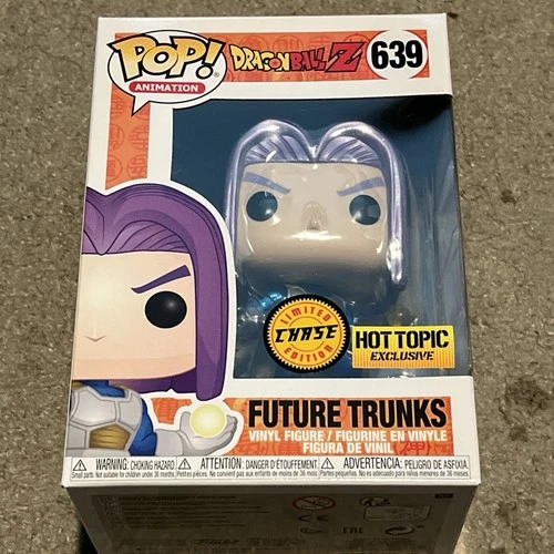 Funko Pop DragonBall Z Future Trunks Vinyl Figure #639 Hot Topic Chase Exclusive