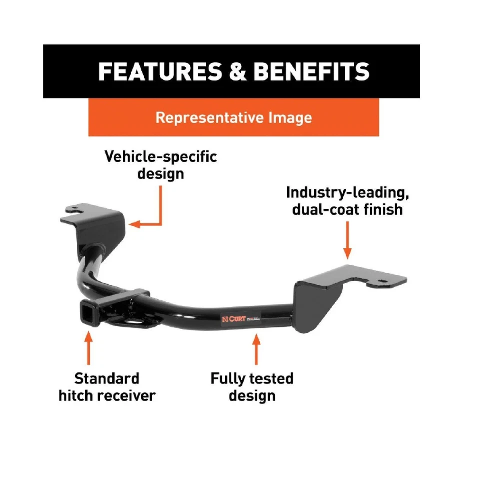 Curt Class 1 Trailer Hitch 11325 for 2006-2010 Hyundai Sonata Foto 3 de 4