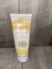 Burt's Bees Deep Cleansing Cream Soap Bark Chamomile Face Wash 6 Oz NEW