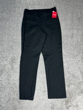 Spanx The Perfect Fit Ponte Pants Women Small Petite Black Slim Fit Straight Leg