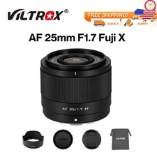 Viltrox 25mm F1.7 APS-C Large Aperture STM Auto Focus Lens for Fuji X-Mount Came