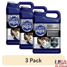 15lb Triple Odor Guard Unscented Clumping Cat Litter Hypoallergenic Dust Free US
