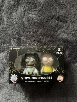 Kidrobot Rick and Morty Vinyl Mini Figures 2 Pack NEW for 2021 NIB