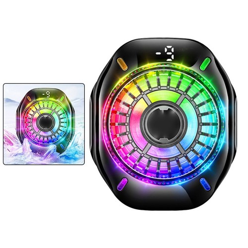 Ventilateur Refroidissement T??l??phone Magn??tique Compact avec Clip et RGB pou - Photo 10 sur 12