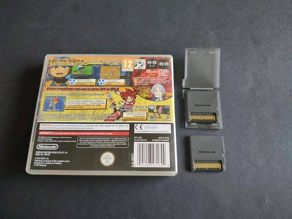 VIDEOJUEGO INAZUMA ELEVEN 2 TORMENTA DE FUEGO + VENTISCA ETERNA ESP LEER DESCRI - Imagen 3 de 4