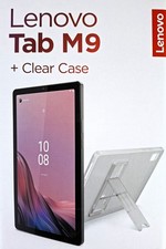 Lenovo Tab M9 Arctic Grey Tablet + Clear Case