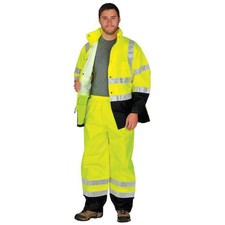Kishigo Rw100-S-M 2-Piece Rainsuit With Hood, Jacket/Pant, Storm Stopper Pro,