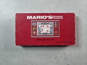 Nintendo &lsquo;Game & Watch&rsquo; Mario&rsquo;s Cement Factory CIB Complete