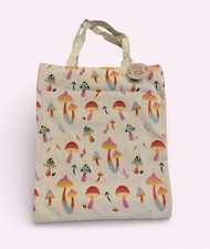 Funky Fungi Cotton Tote Shopping Bag