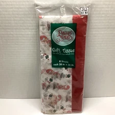 PRECIOUS MOMENTS GIFT TISSUE 8 SHEETS EACH 20"x26" NEW IN PACKAGE 1998 LOT OF 1