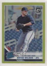 2019 Panini Donruss Optic Rated Rookies Lime Green Prizm Bryse Wilson #61 n1u