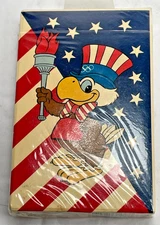 SAM, THE OLYMPIC EAGLE - VINTAGE 1984 LOS ANGELES OLYMPICS PLAYING CARDS SEALED