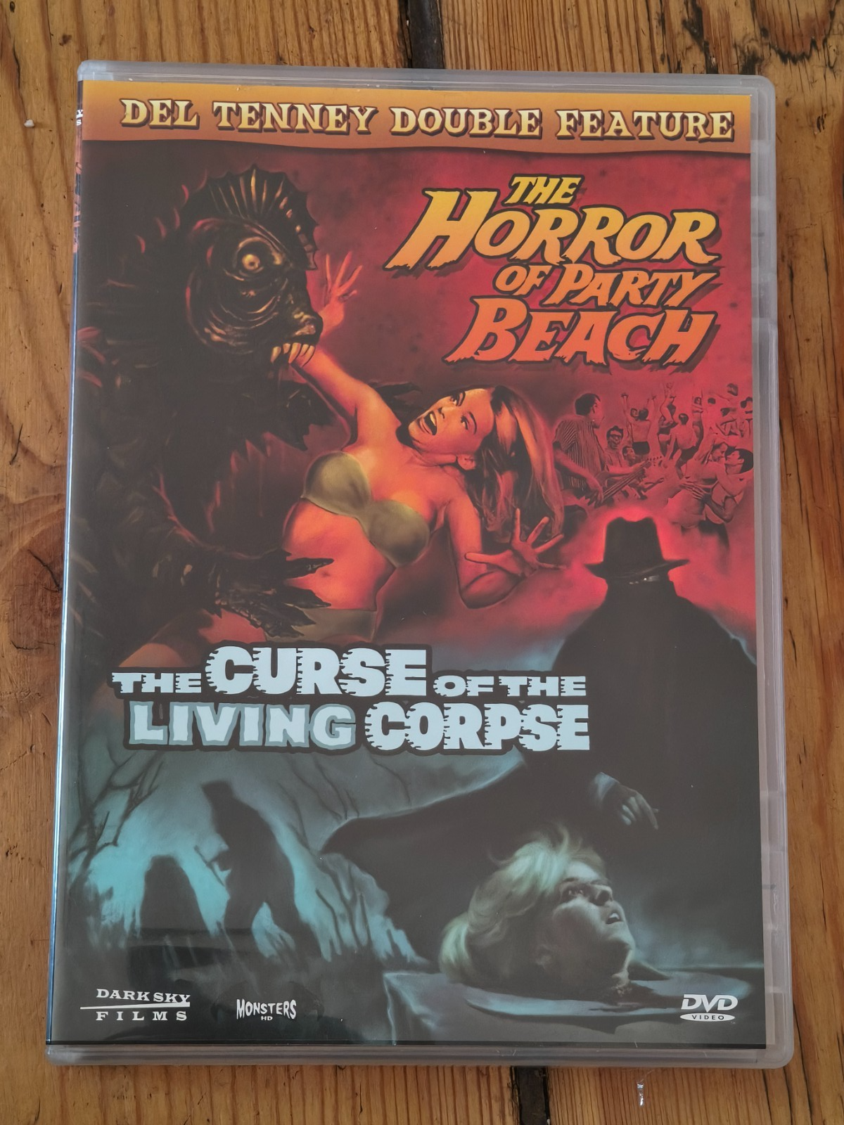 Horror of Party Beach / Curse of the Living Corpse DVD region free Del Tenney
