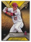 2016 Topps Triple Threads - Mike Trout #69 Gold 39/99 Angels