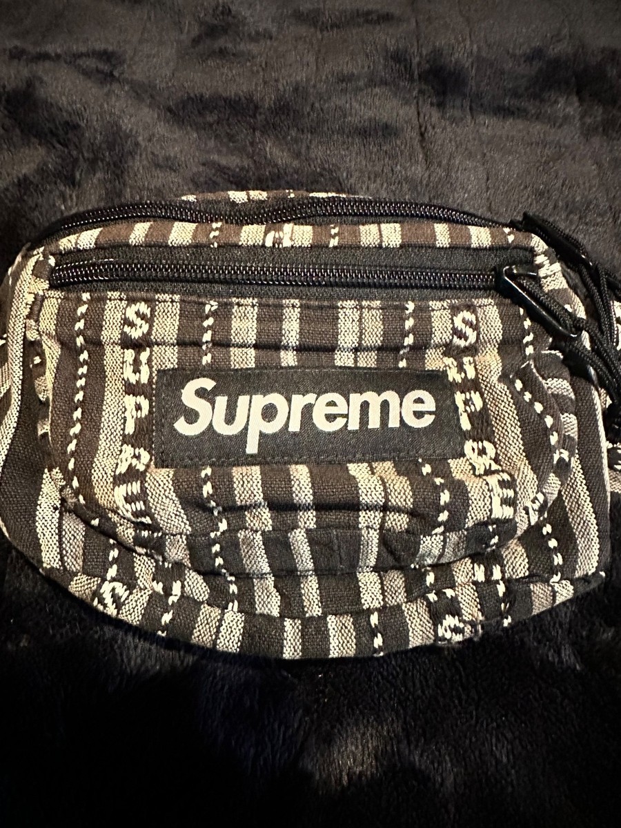 Supreme Woven Stripe Waist Bag 【公式通販】