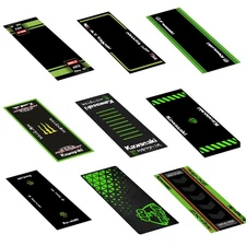Workshop Garage Floor Carpet For Kawasaki Motorcycle Bike Racing Mat 31'' x 87''